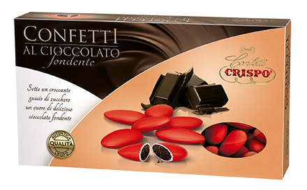 Classico Rosso Red Italian Confetti Chocolate Dragees