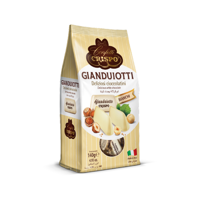 Crispo Gianduiotti bianchi - 140g