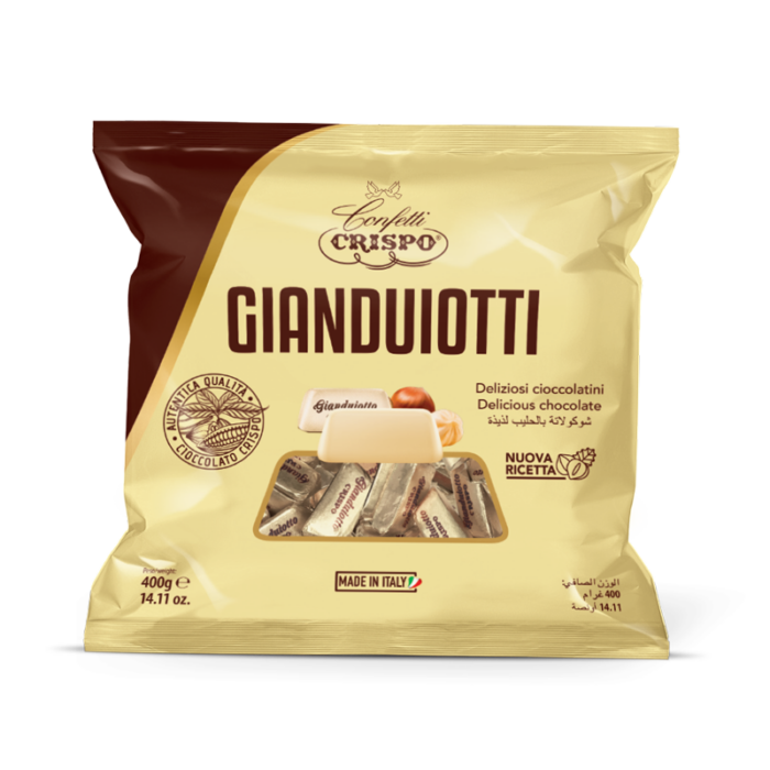 Crispo Gianduiotti bianchi - 400g