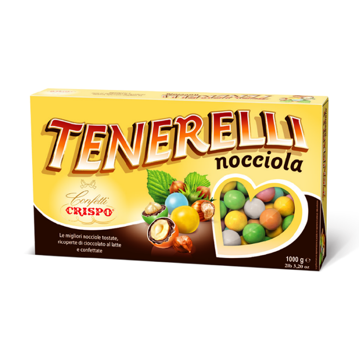 Crispo Tenerelli nocciola assortiti - 1000g