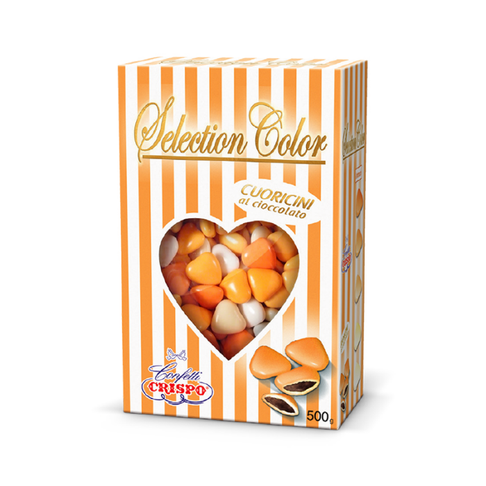 Crispo Cuori Mignon color selection arancio - 500g