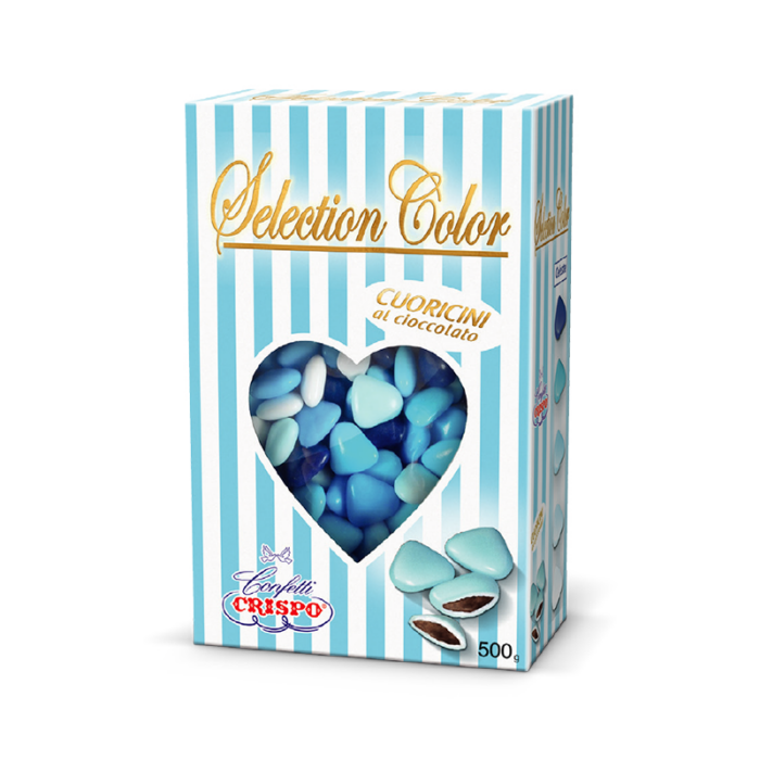 Crispo Cuori Mignon color selection celeste - 500g