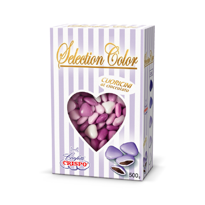 Crispo Cuori Mignon color selection lilla - 500g