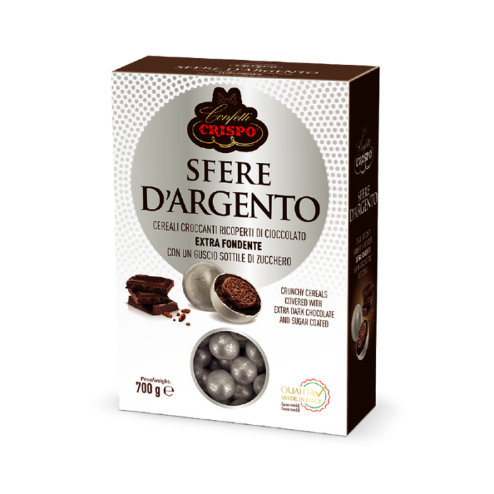 Crispo sfere d'argento fondente - 700g