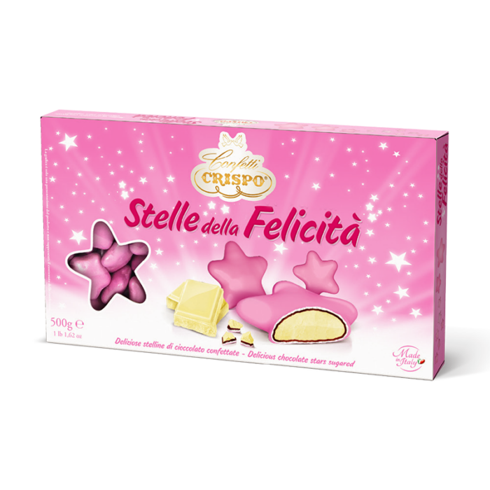 Crispo Stelle della Felicità rosa - 500g