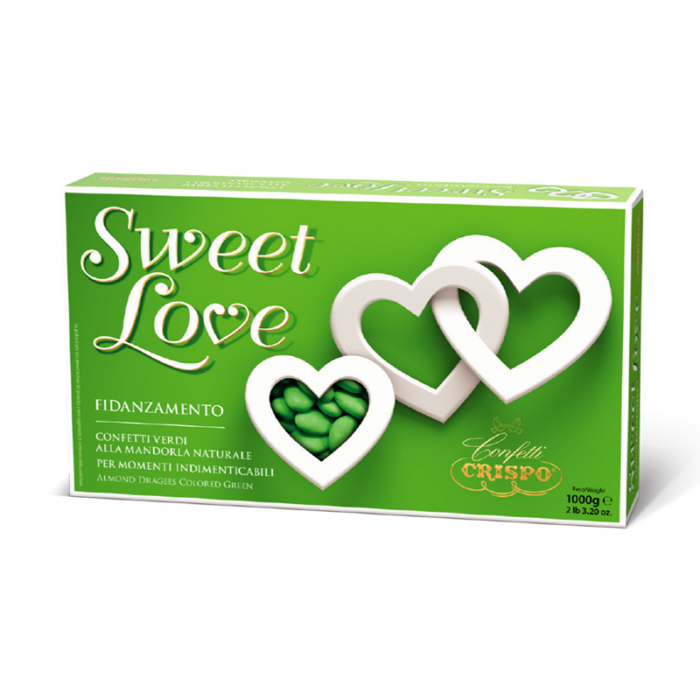 Sweet Love fidanzamento verde cuori