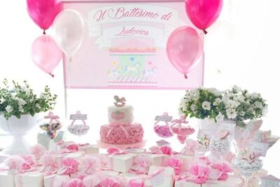 Confettata Rosa a Tema e Idee Allestimento