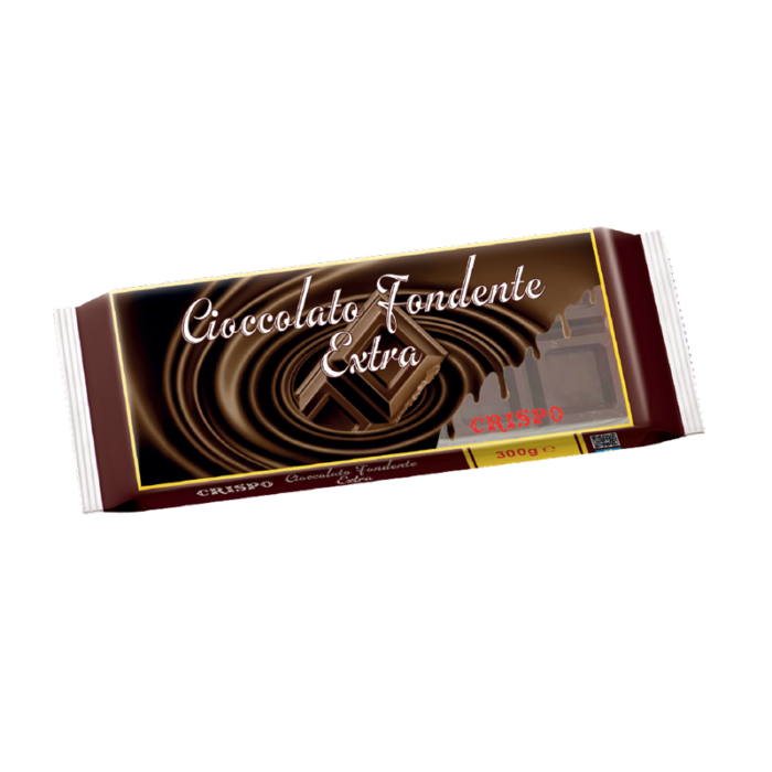 Crispo cioccolato fondente extra - 300g