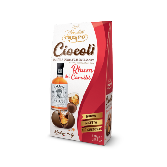 Crispo Ciocolì al Rhum - 100g