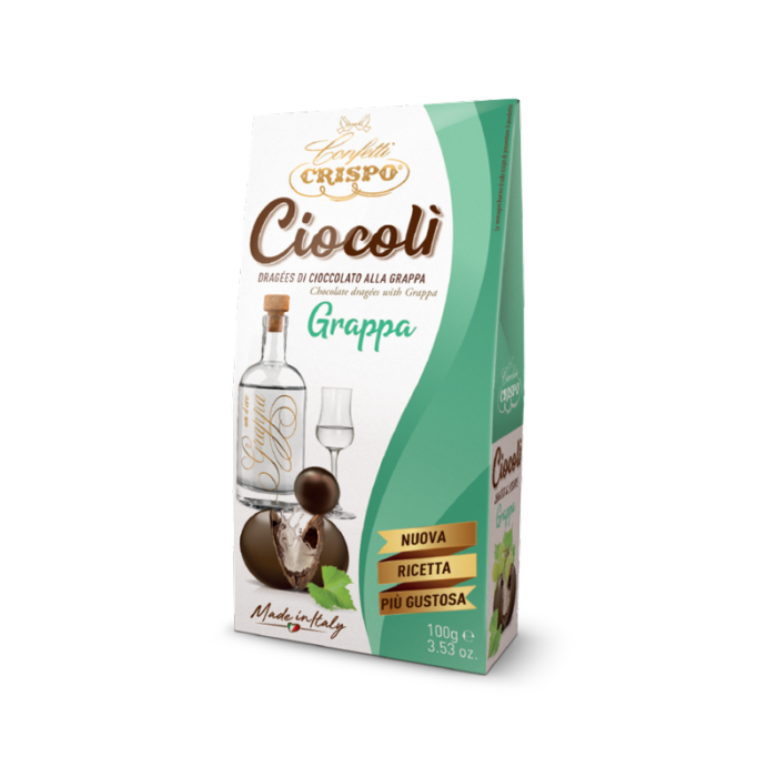 Crispo Ciocolì alla Grappa - 100g