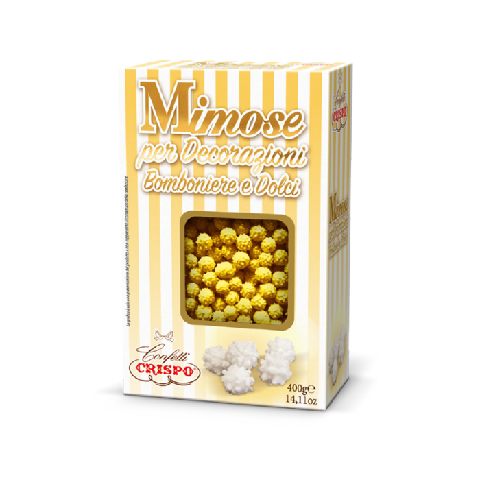 Crispo decorazioni mimose giallo - 400g