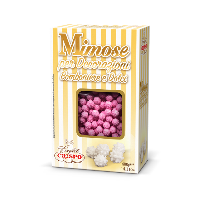 Crispo decorazioni mimose rosa - 400g