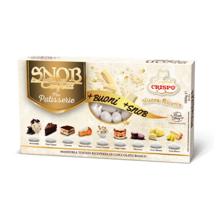 Crispo Confetti Snob Mix Patisserie Bianco - 1000g