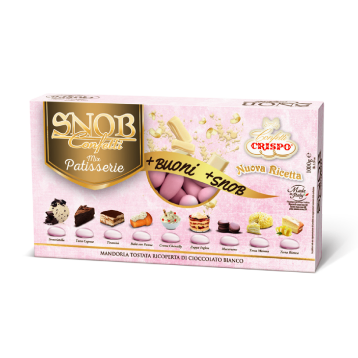 Crispo Confetti Snob Mix Patisserie Rosa - 1000g