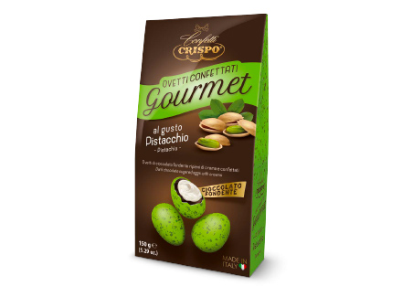 Confetti Crispo al Cioccolato Fondente verdi 1 Kg.