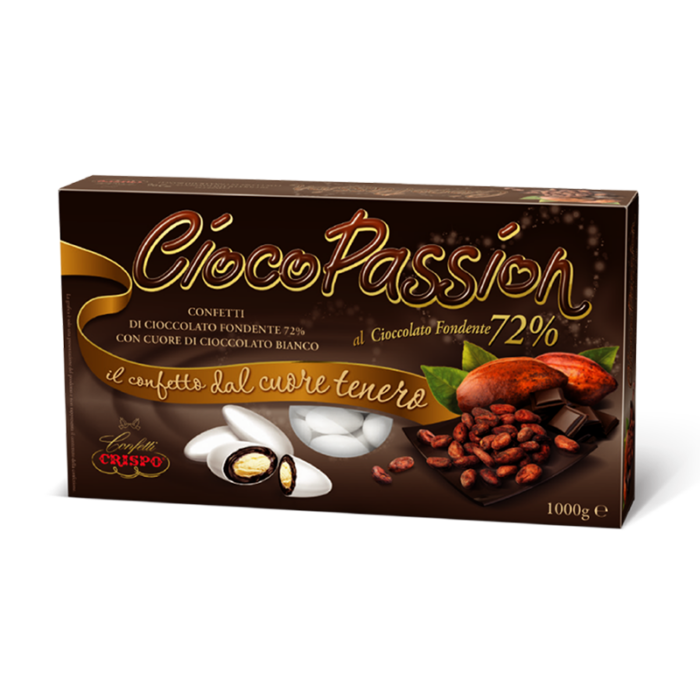 Crispo CiocoPassion Cioccolato Fondente 72% - 1000g