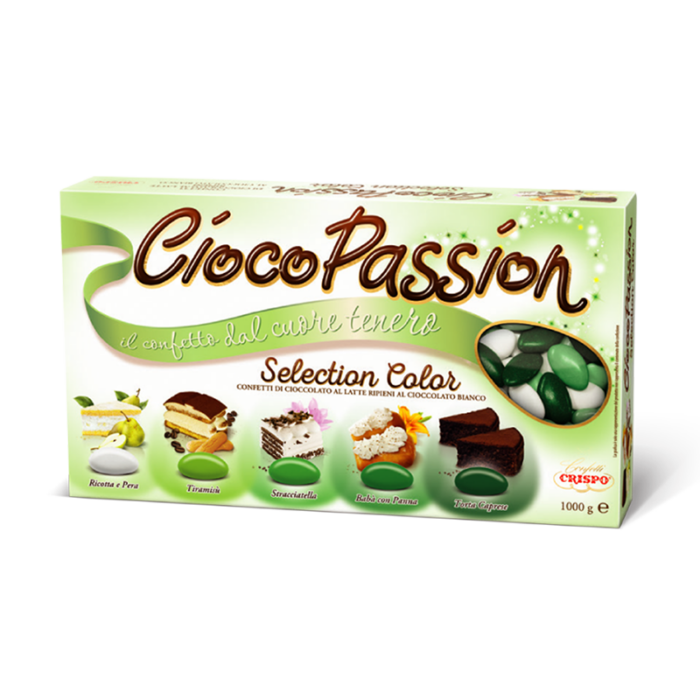 Crispo CiocoPassion Selection Color Verde - 1000g