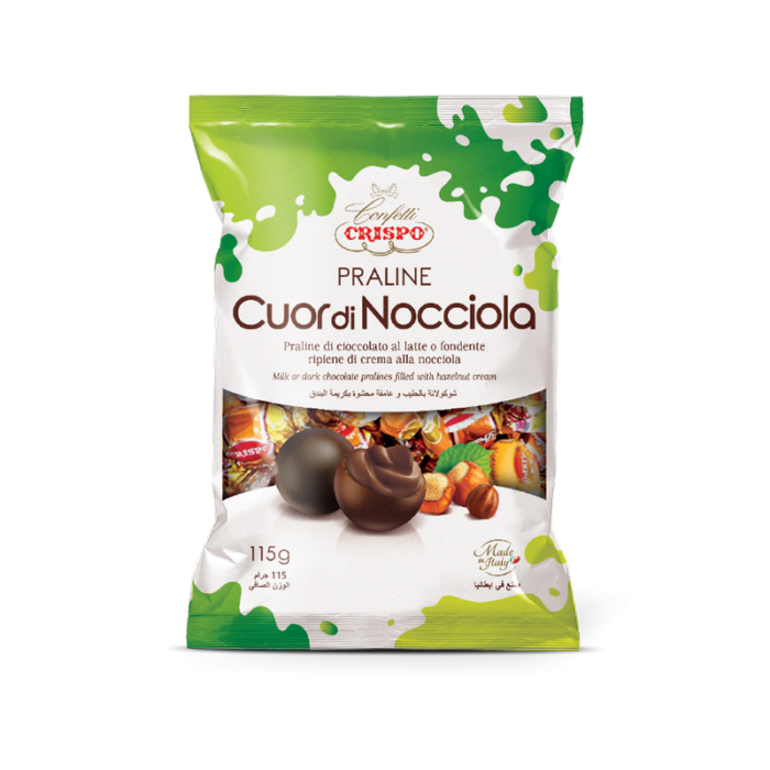 Crispo Praline cuor di nocciola - 115g