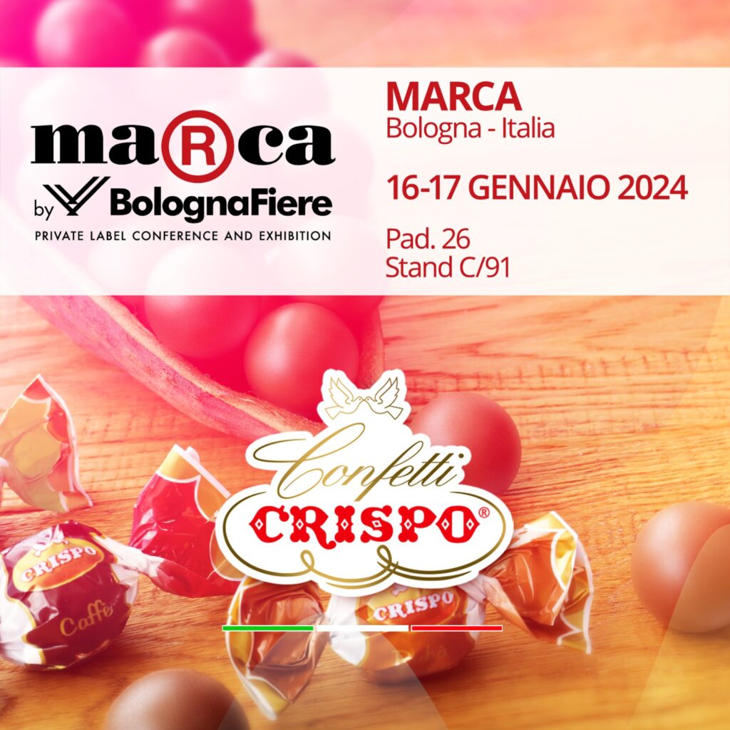 crispo confetti alla fiera marca di bologna